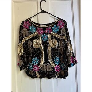 Chanson D’amour vintage beaded top